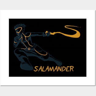 Salamander Design 2 Posters and Art